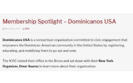 Membership Spotlight – Dominicanos USA