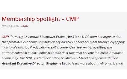 Membership Spotlight – CMP